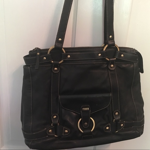 Genuine leather shoulder bag - Picture 6 of 7